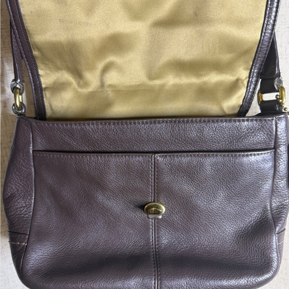 Coach Brown Leather  Crossbody Bag E1357-F23663